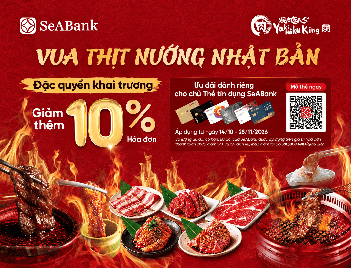 ƯU ĐÃI THANH TOÁN SEABANK